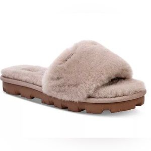 Cozette platform slide sandals by UGG. Color Oyster. New in box.